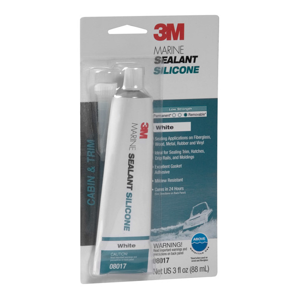 3M Marine Silicone Wht 3Oz 08017